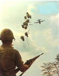 Junction city ac 130 airdrops supplies to 196th